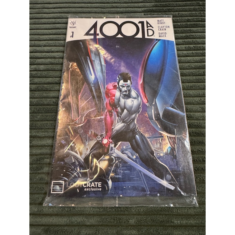 4001 AD Valiant Comic‎ Book Issue #1 Loot Crate Exclusive Collectible 2016